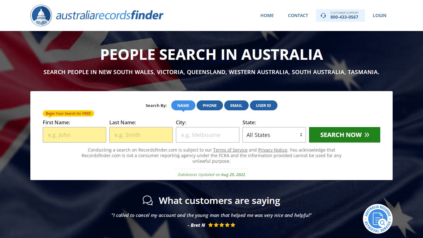 People Search in Australia - RecordsFinder